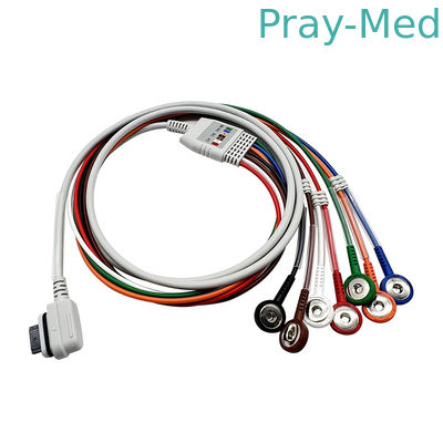 خرید GE Seer 7 Leads Holter Recorder کابل نوار قلب AHA Snap ECG کابل بیمار تولید آنلاین
