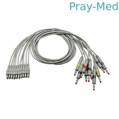 خرید GE Marquette MAC EKG Leadwire با آداپتور موز / کلیمپ TPU 0.9M 2016032-001 تولید آنلاین