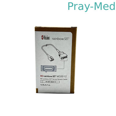خرید TPU Rainbow 20Pin SpO2 Extension Cable MD20-12 برای اصلی M-asimo 4073 RD SET تولید آنلاین