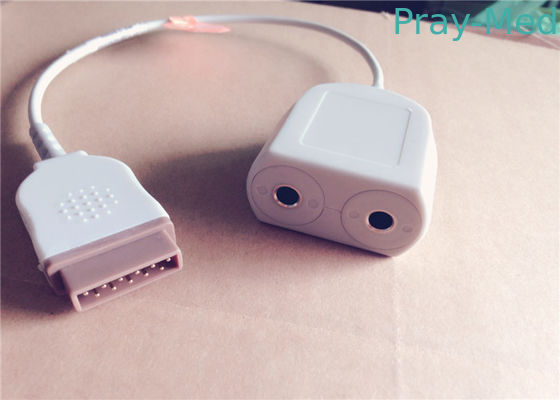 خرید GE Double Dual Medical Probe Adapter Cable 4mm قطر کابل تولید آنلاین