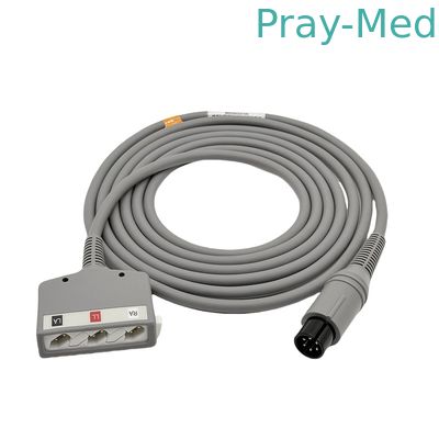 خرید کابل اصلی ECG سیستم های پزشکی IVY 3 لید AHA کابل ECG 3 متر/10 فوت 590317 تولید آنلاین