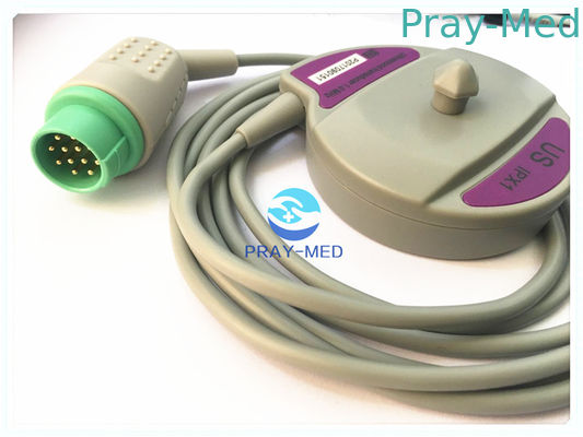 خرید 12 پین کانکتور پروتکل مانیتور جنین پزشکی مواد TPU پزشکی تولید آنلاین