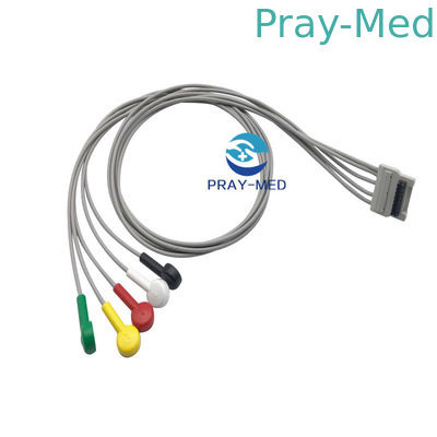 خرید کت TPU BTL-08 5 Lead Holter Ecg کابل 102 سانتی متر برای 12 کانال تولید آنلاین
