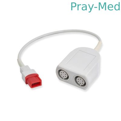 خرید Spacelabs Dual 0.3m 10 Pin IBP Converter Cable 700-0028-00 TPU تولید آنلاین