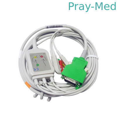 خرید محدوده زندگی OPV-1500 OPV-1500K ECG Cable Patient Cable Nihon Kohden DB 20-Pin Connector تولید آنلاین