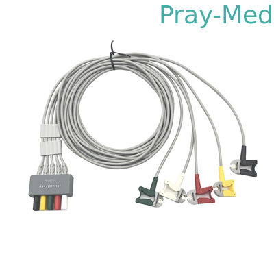 خرید اصل Mindray EL6501B 5 Lead ECG Leadwires TPU Jacket AHA/IEC تولید آنلاین