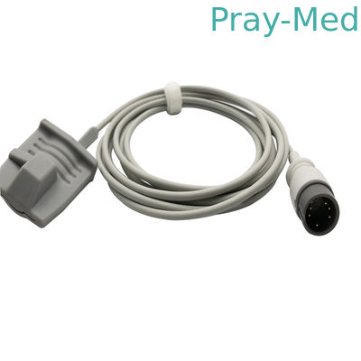 خرید Zoncare Hwatime Cable Adult spo2 Sensor round 6-pin connector 3m TPU تولید آنلاین