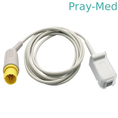 خرید MEK Spo2 Extension Cable Datascope Spo2 Adapter Cable 8pin Connector 2.4m تولید آنلاین