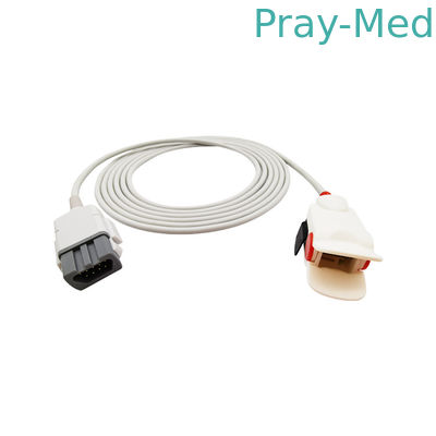 خرید گیره انگشت بزرگسالان Datex Ohmeda 9 پین TruSat TPU SpO2 Probe OXY-F4-MC تولید آنلاین