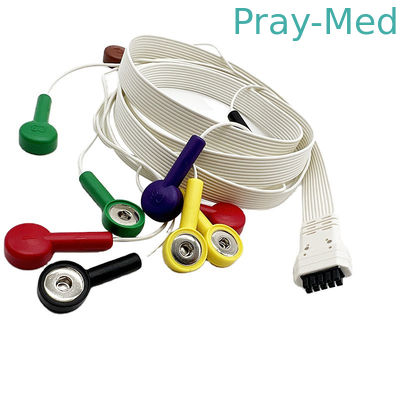 کابل هولتر ECG Mortara X12 10 Leads / نوع گیره برای مانیتور ضبط