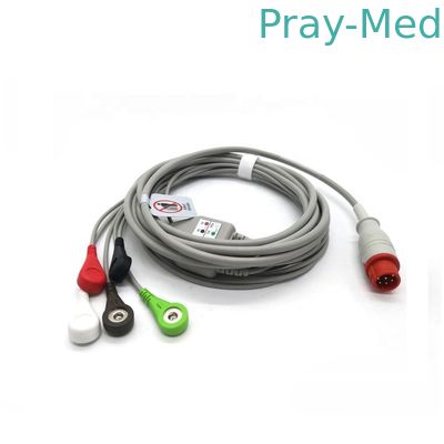 کابل بیونت BM3 BM3VET ECG یک تکه برای مانیتور بیمار بیمارستانی