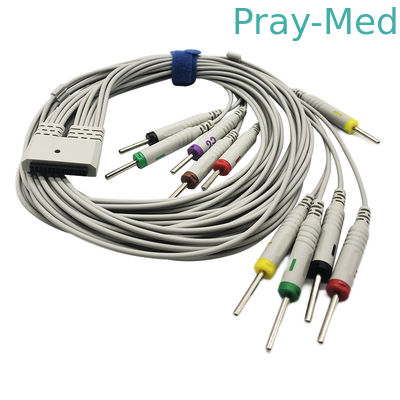 Medex 10leads ECG EKG هولتر کابل 26 پین DIN 3.0 برای MECG-300 MECG-200