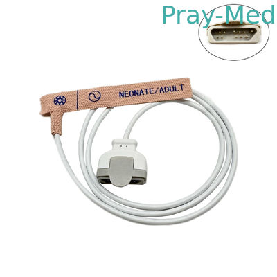 سازگاری o M-LNCS OXI Spo2 Sensor یکبار مصرف 11 Pin 0.9m چسب پارچه ای
