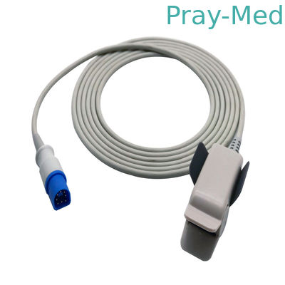 حسگر Spo2 قابل استفاده مجدد سازگار با PH 8 پین M1196A USA TE Chip