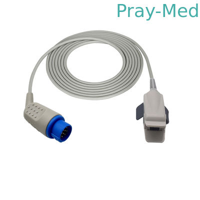 سنسورهای سنسور spo2 قابل استفاده مجدد با استفاده از 3 میلیمتر سازگار Biolight M9500 / m8500 / M7000 12pin