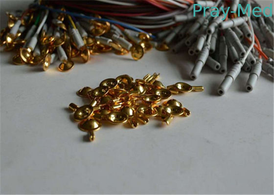 تمساح انعطاف پذیر Soft Eeg الکترود کابل 24 عددی ست PVC مواد TPU