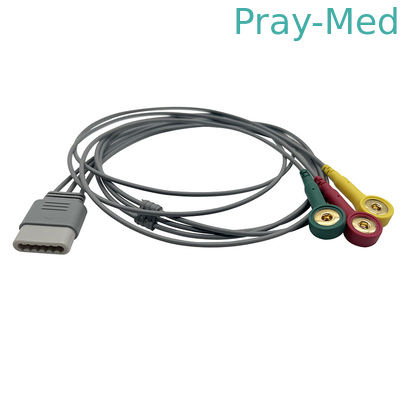 Biolight Direct-Connect Holter ECG Cable برای 3 یا 5 کانکتور Snap Lead