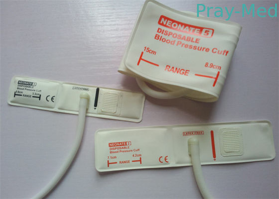 یک / دو لوله نوزاد Bp Cuff، کاف فشار خون نوزاد یک بار مصرف