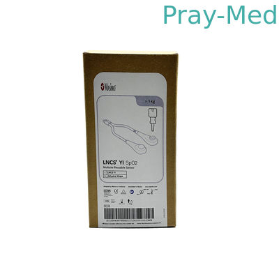 حسگر کوتاه Spo2 قابل استفاده مجدد 2258 LNCS YI 9pin ژاکت TPU 1m 12 ماه گارانتی