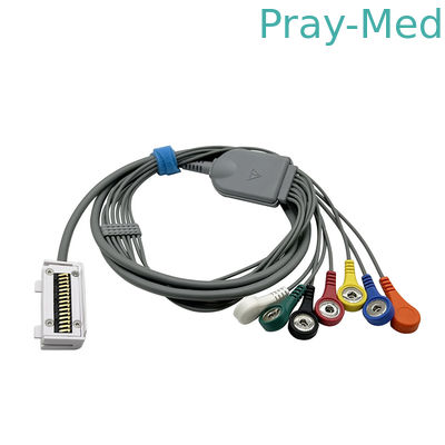 Meditech Cardiup کابل هولتر ECG برای CardiUP!3 CardiUP!12 کانکتور 7-کانال TPU