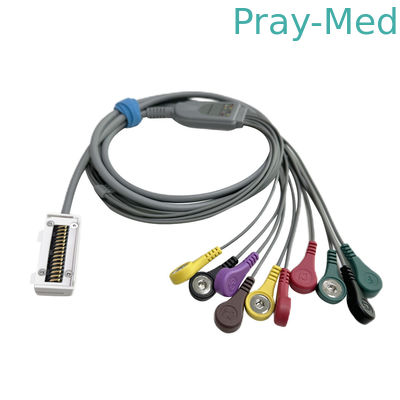 کابل هولتر ECG Meditech Cardiup برای CardiUP!3 CardiUP!12 TPU ژاکت 10 کانال Snap Connector