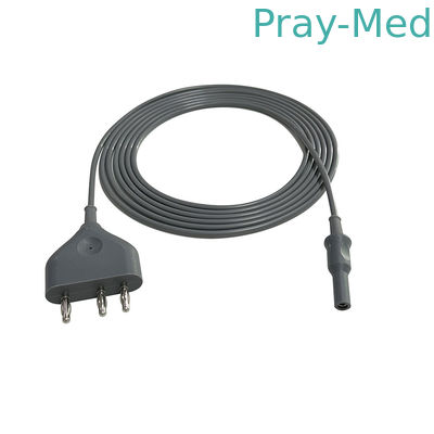 کابل اندوسکوپ الکترو جراحی قابل استفاده مجدد با دقت 4.0mm PVC برای برنامه های جراحی