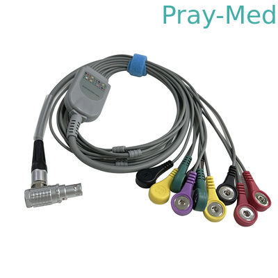 GE SEER ECG هولتر کابل 7 سرب 0.9m Snap Connector 2107228-001