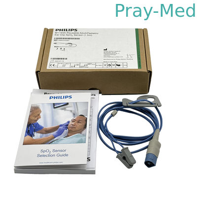 سنسور SpO2 اصلی قابل استفاده مجدد کلیپ گوش کودکان / بزرگسالان M1194A 989803103251