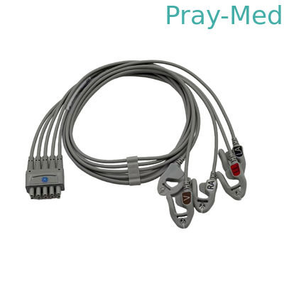 مجموعه اصلی سیم های سربی EKG GE با 5 سرب AHA 2106389-001
