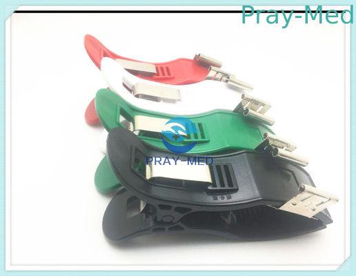 الکترودهای ECG قابل انعطاف پذیر قابل استفاده مجدد DIN / Banana Plug Leadwires استاندارد ایزو