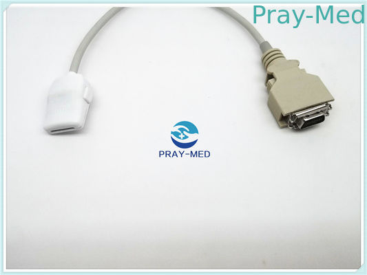 کابل آداپتور خاکستری سفید Spo2 برای  LNOP PC08 / Pc12 استاندارد ایزو