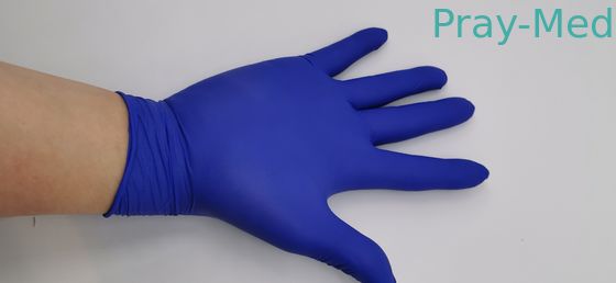 دستکش معدنی یکبار مصرف پودر یکبار مصرف نیتریل اندازه S-Xl برای استفاده پزشکی