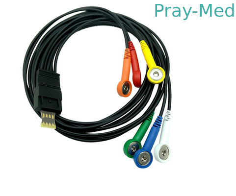 کابل الکترود Schiller 6 Lead 1.1m Ecg برای MT-200 MT-101