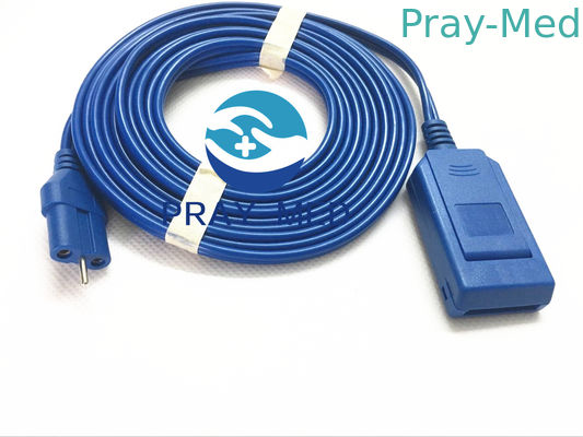 کابل صفحه بیمار PVC 3m Diathermy برای پد زمین الکترو جراحی