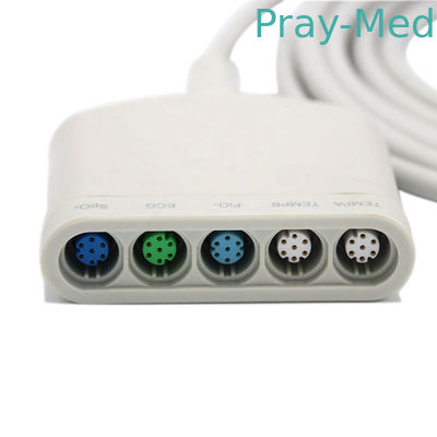 کابل بیمار ECG Drager Siemens ECG 16 Pin Needs Pod ECG Trunk Cable 5590539