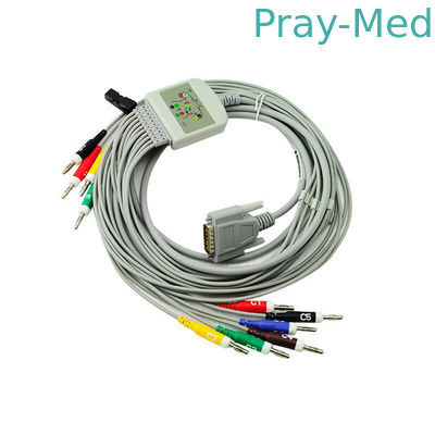 طناب AHA ICE 10 Lead EKG With Banana 3.6m DB 15 Connector Newtech 1206