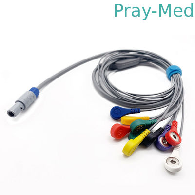 OEM ODM Biomedical 10 Leads 14 Pin ECG Cable Compatible BI9000 AHA IEC