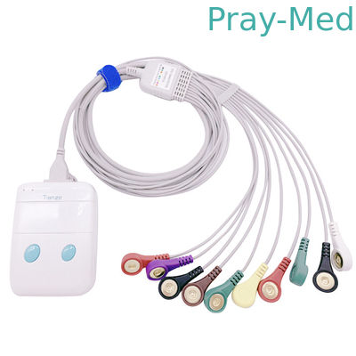 TPU Jacket 1.1m ECG هولتر کابل 10 سرب سازگار با ضبط کننده