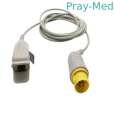 گیره انگشت MEK قابل استفاده مجدد بزرگسالان SpO2 Sensor TPU Jacket 8pin connector